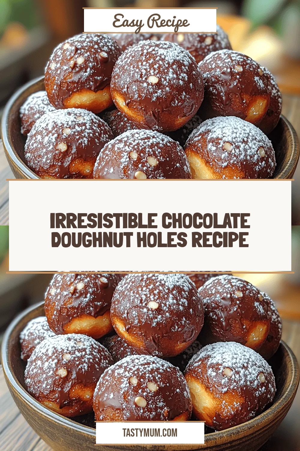 Irresistible Chocolate Doughnut Holes Recipe