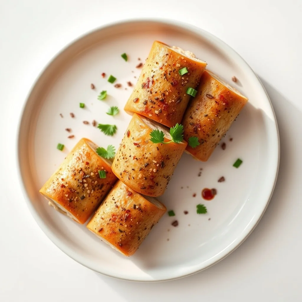 Air Fryer Peppered Turkey Rolls