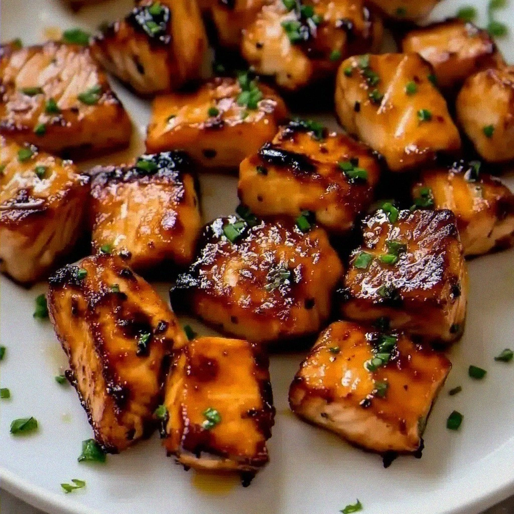 10 Minute Air Fryer Honey Garlic Salmon Bites: An Incredible Ultimate Recipe