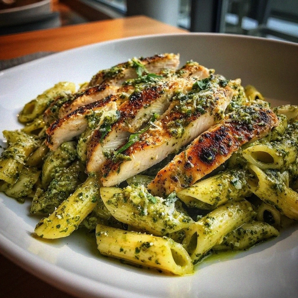 30-Minute Basil Pesto Chicken Pasta Everyone Craves