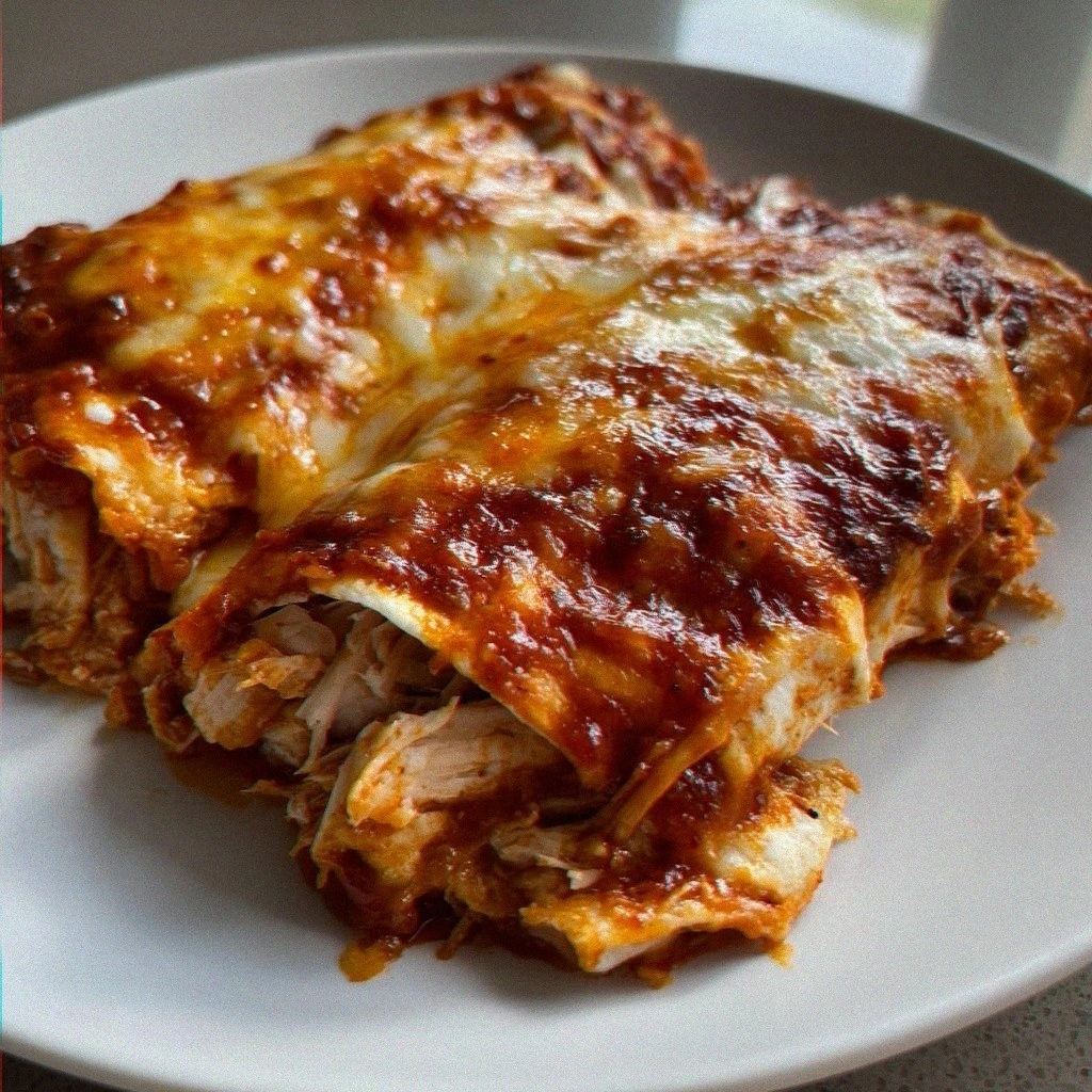 Bean and Chicken Enchiladas: 5 Comforting Seconds Await