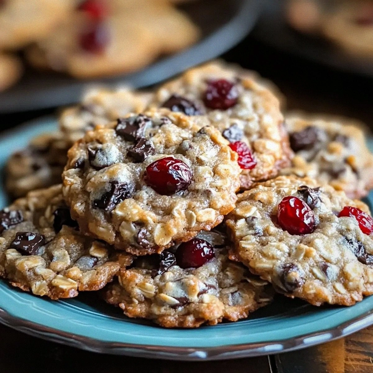 Chewy Chocolate Cranberry Oatmeal Cookies You’ll Crave Daily