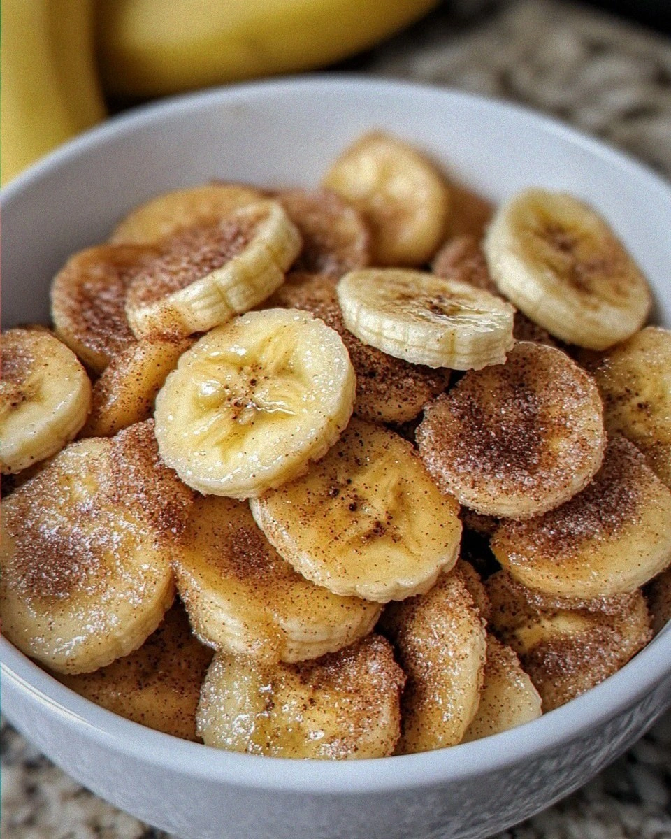 Cinnamon-Sugar Air Fryer Banana Chips – A Crispy & Sweet Snack!