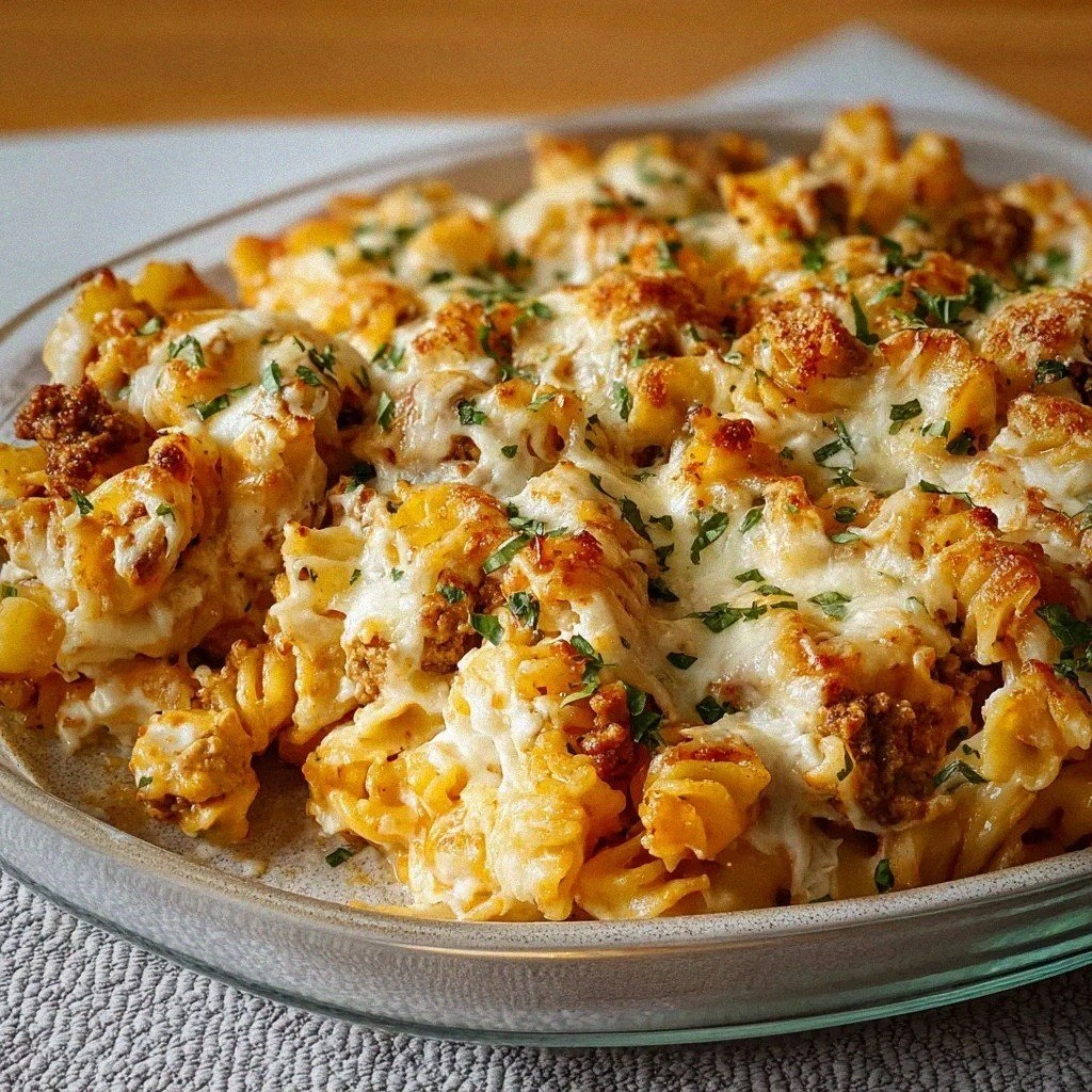 COTTAGE CHEESE PASTA BAKE AMAZING