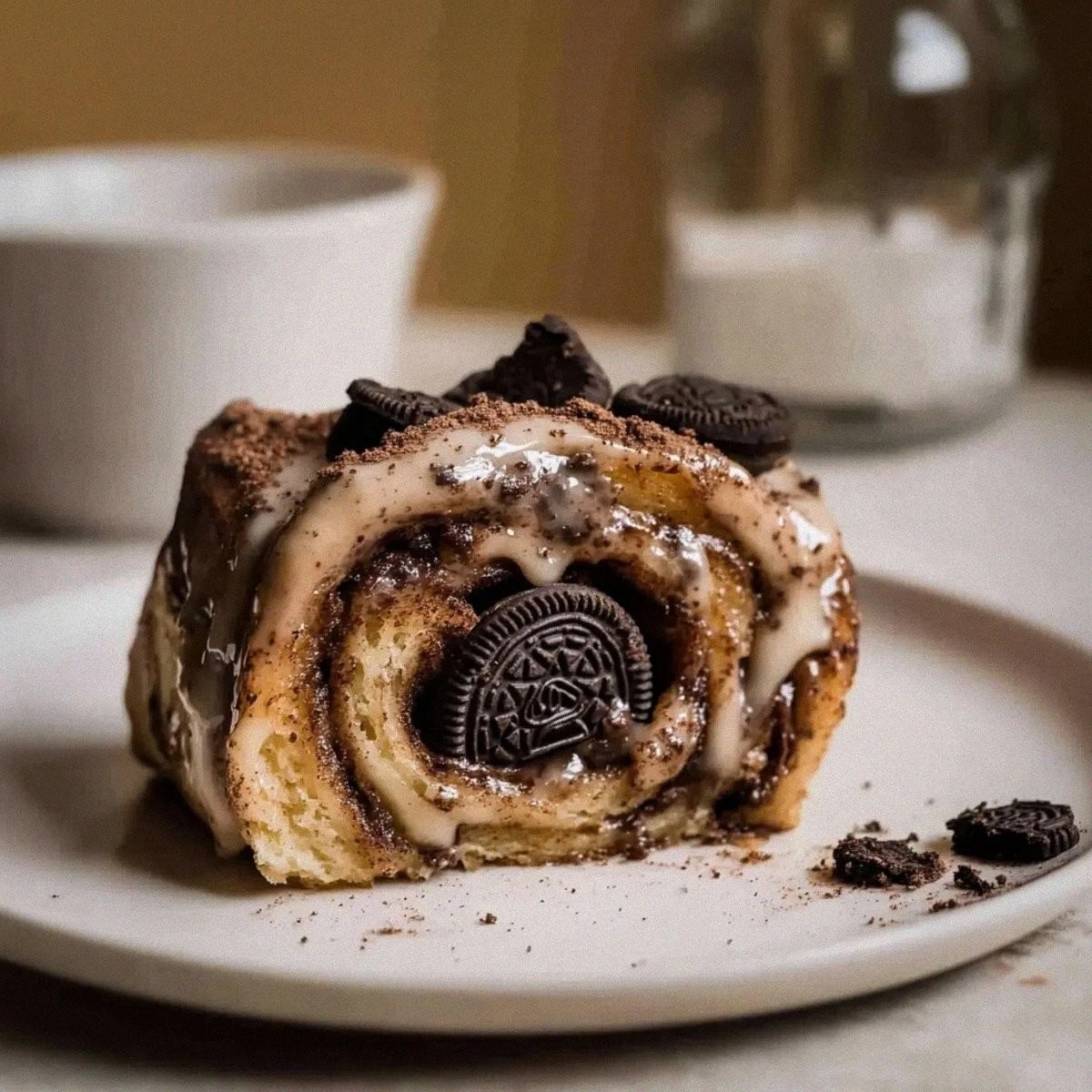Delicious Cinnamon Rolls with Oreos for Instant Joy