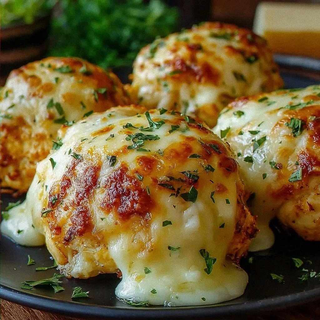 EASY MELTED MOZZARELLA RANCH CHICKEN BOMBS