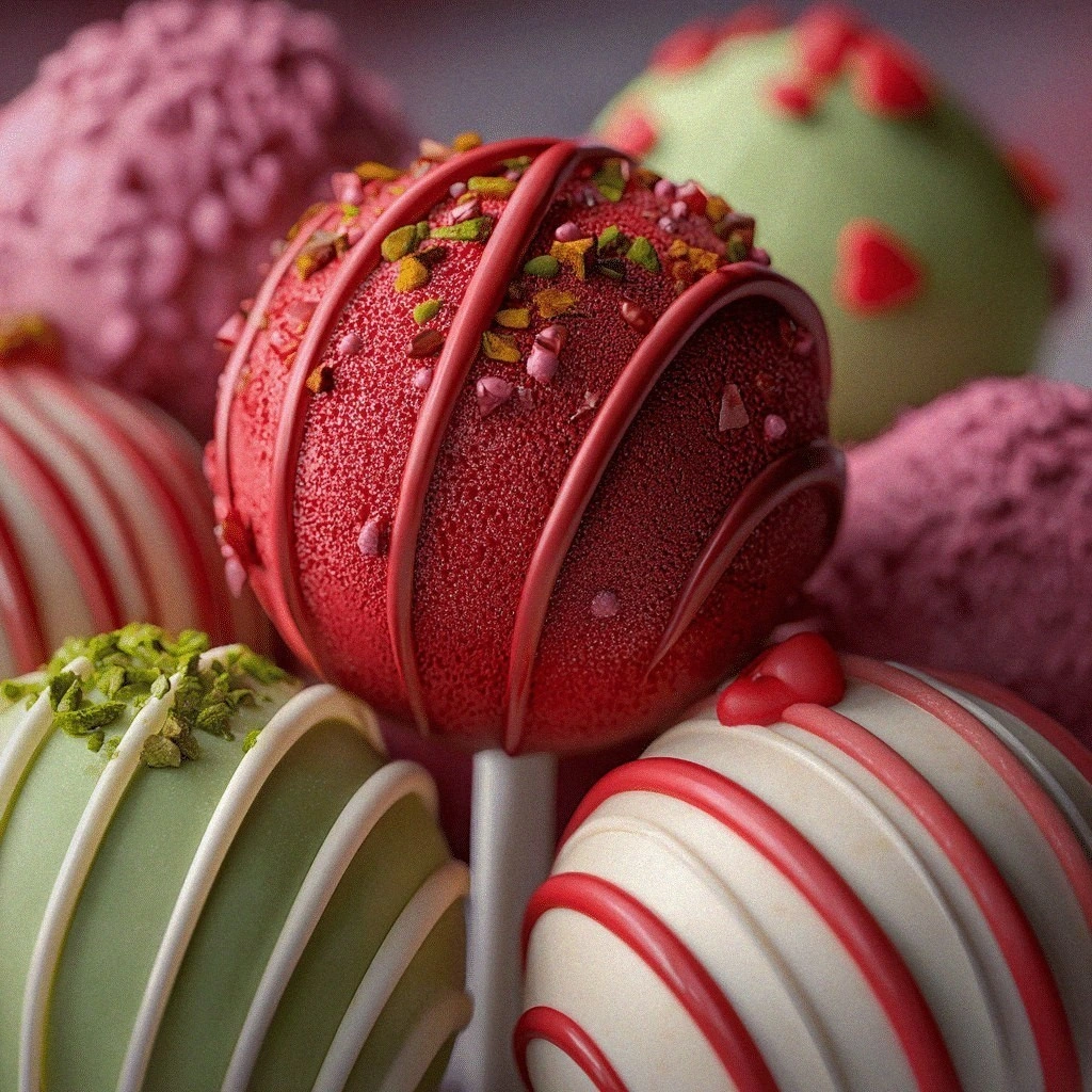 Grinch Cake Pops