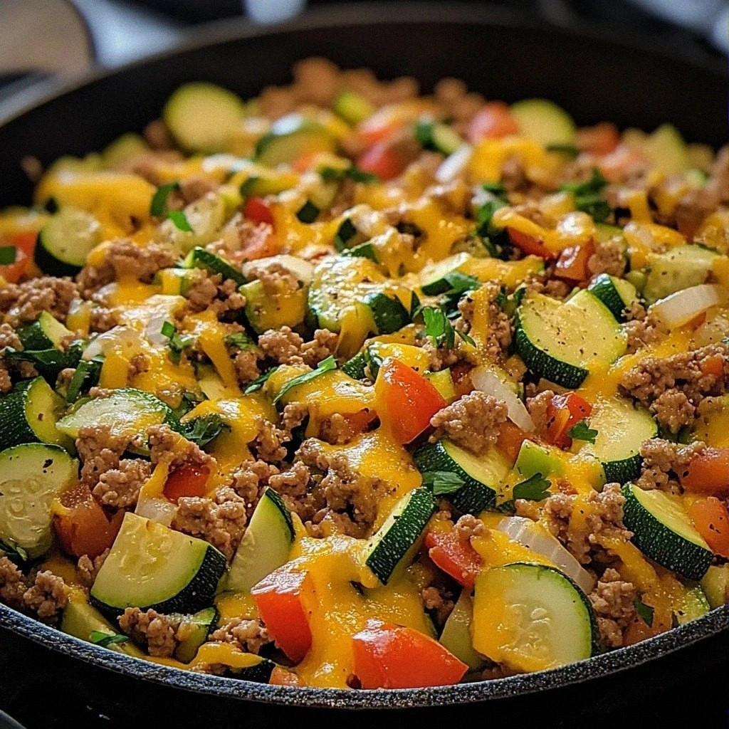 Ground Turkey and Zucchini Skillet 30 Minutes Easy Delicious