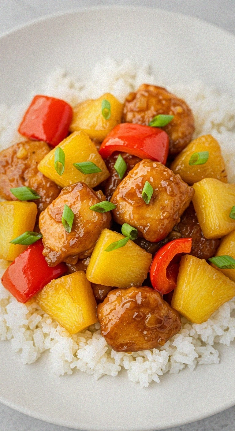 Hawaiian Pineapple Chicken & Rice