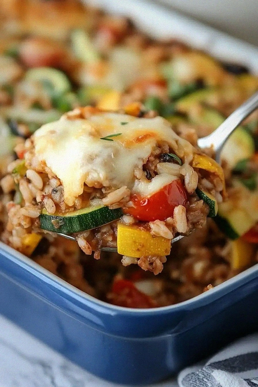 Hearty Zucchini and Rice Casserole