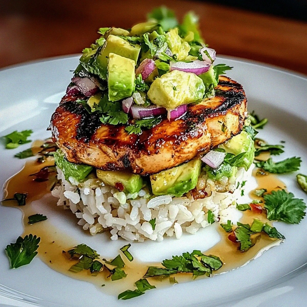 Honey Lime Chicken & Avocado Rice Stack: A Flavor Explosion