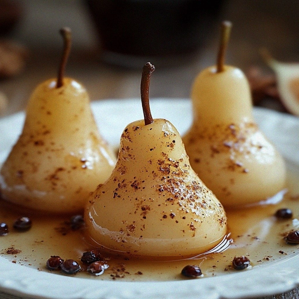 Irresistible Chai-Spiced Poached Pears Recipe for Comfort