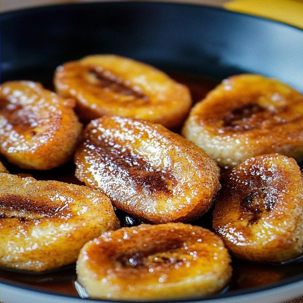Irresistible Pan Fried Cinnamon Bananas Recipe Delight