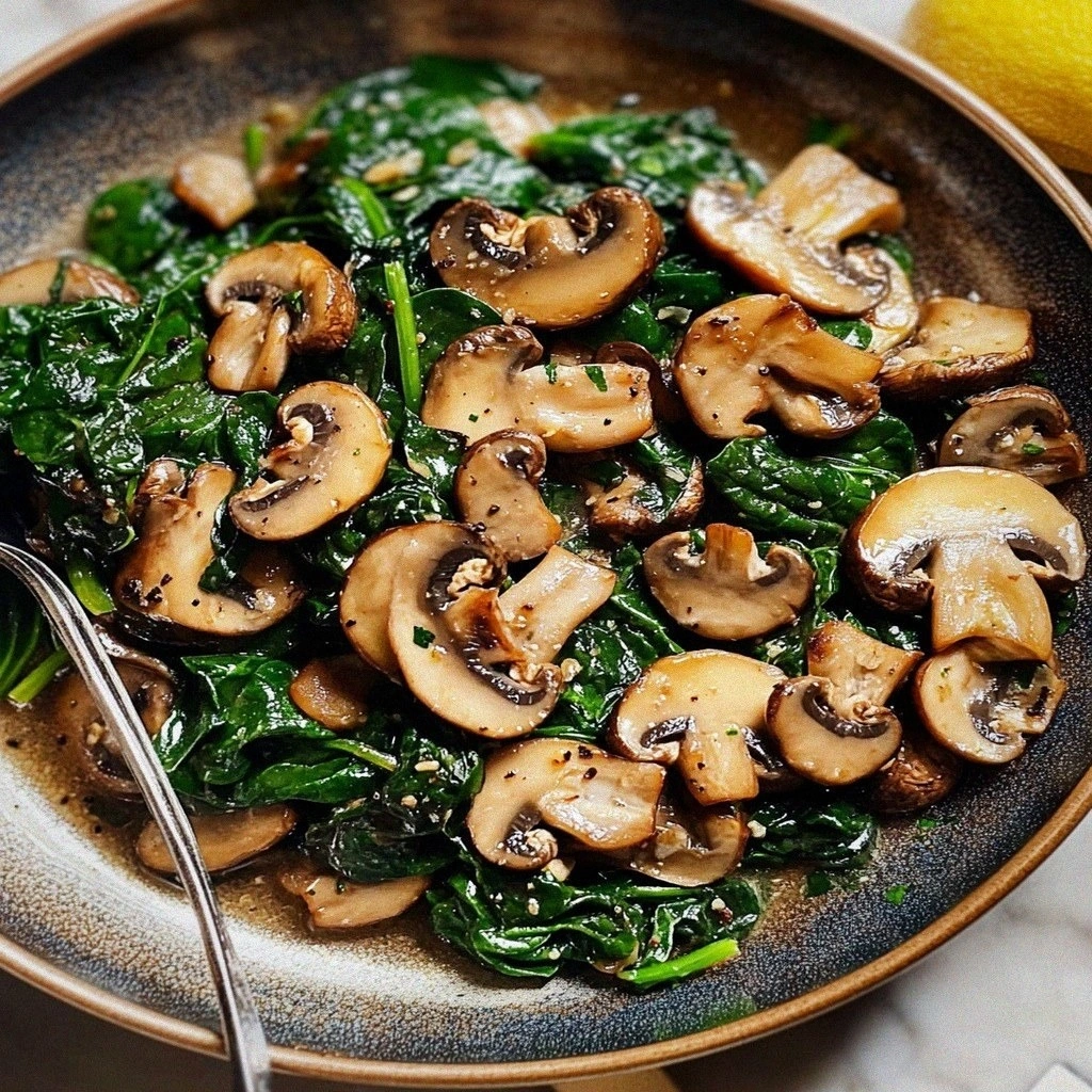 Irresistible Sautéed Spinach and Mushrooms Recipe