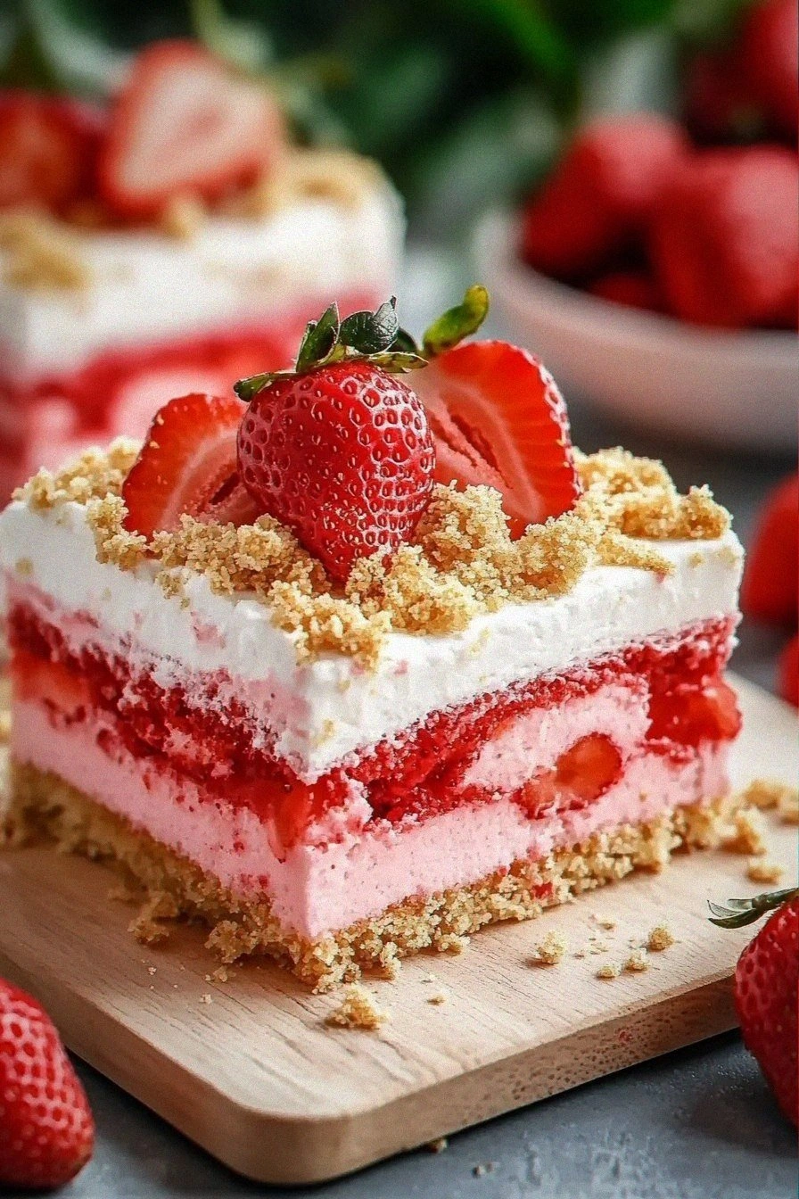 Irresistible Strawberry Shortcake Bars – Sweet Treat