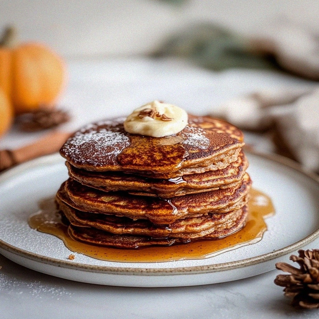 Irresistibly Fluffy Gingerbread Pancakes Recipe Delight