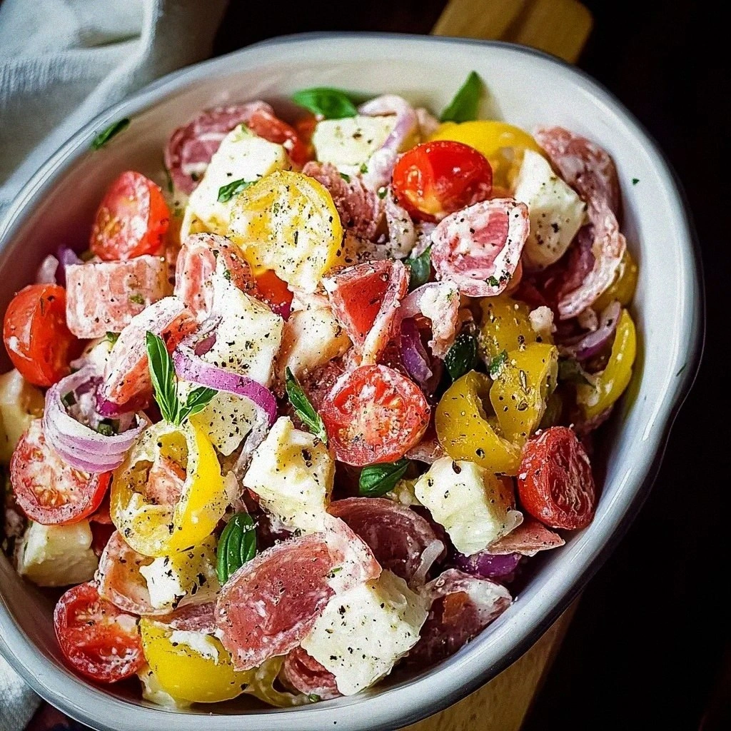Italian Chopped Antipasto Salad: A Flavorful Delight!