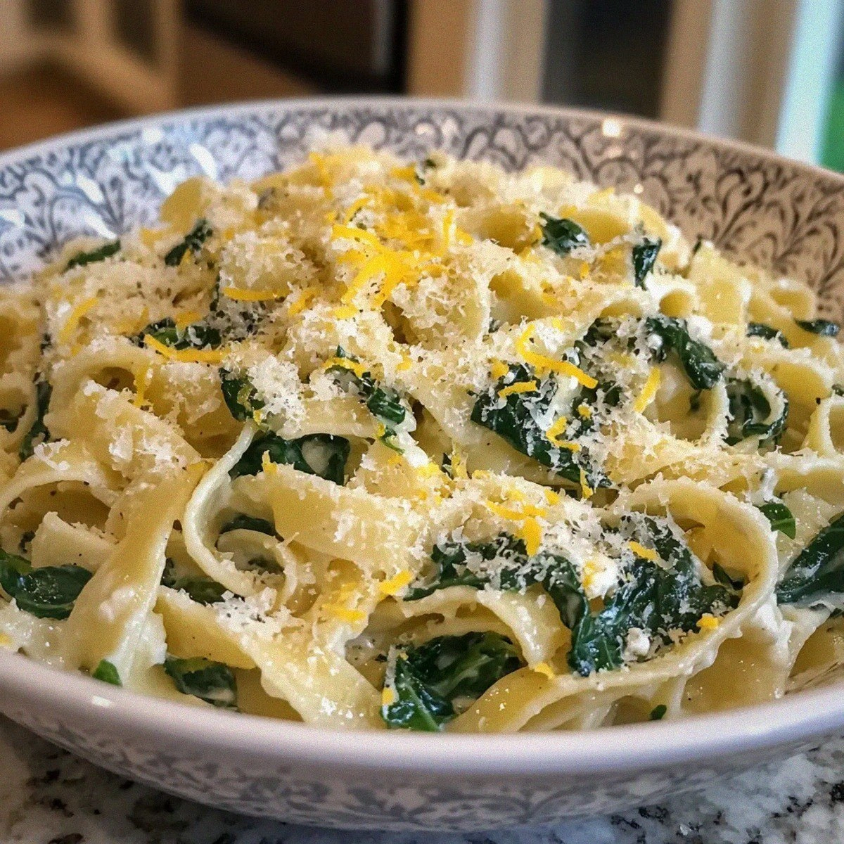 Lemon Ricotta Pasta & Spinach: 15-Minute Flavor Bliss