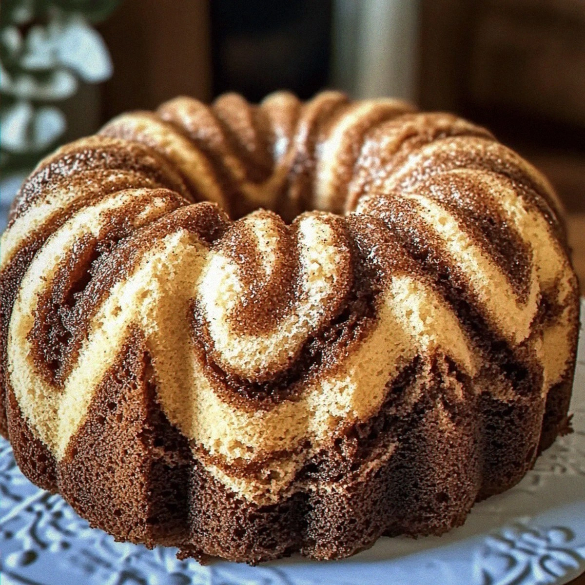 Moist Cinnamon Swirl Bundt Cake to Brighten Your Day