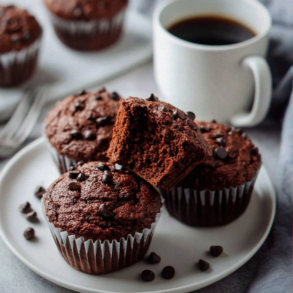 Perfect Healthy Chocolate Muffins