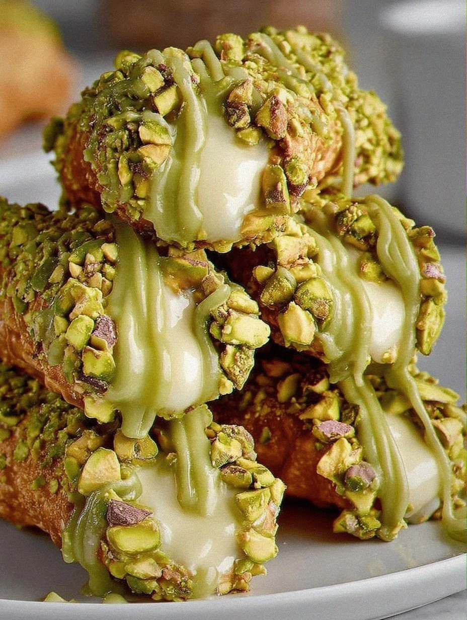 Pistachio Cream Cannoli: Create This Delicious Treat!