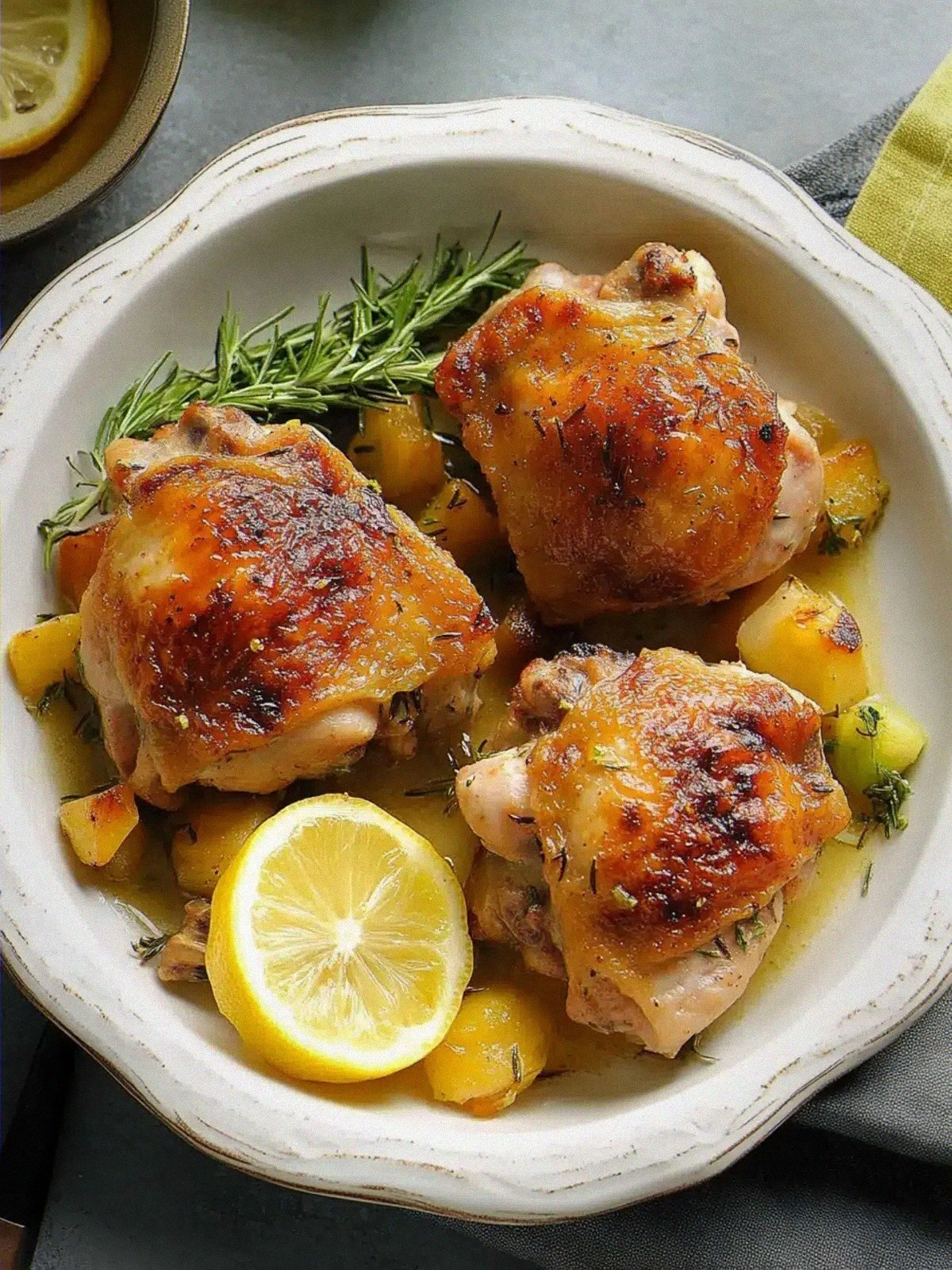 Savory Rosemary-Lemon Chicken Thighs Ready in 30 Minutes