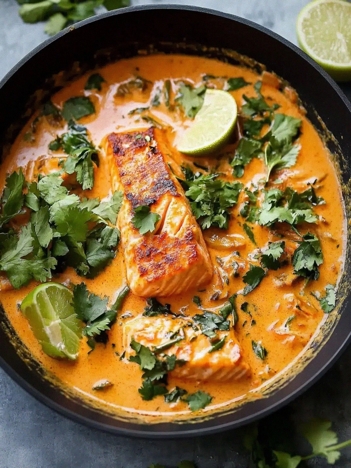 Savory Salmon Coconut Curry for a Quick Thai Delight