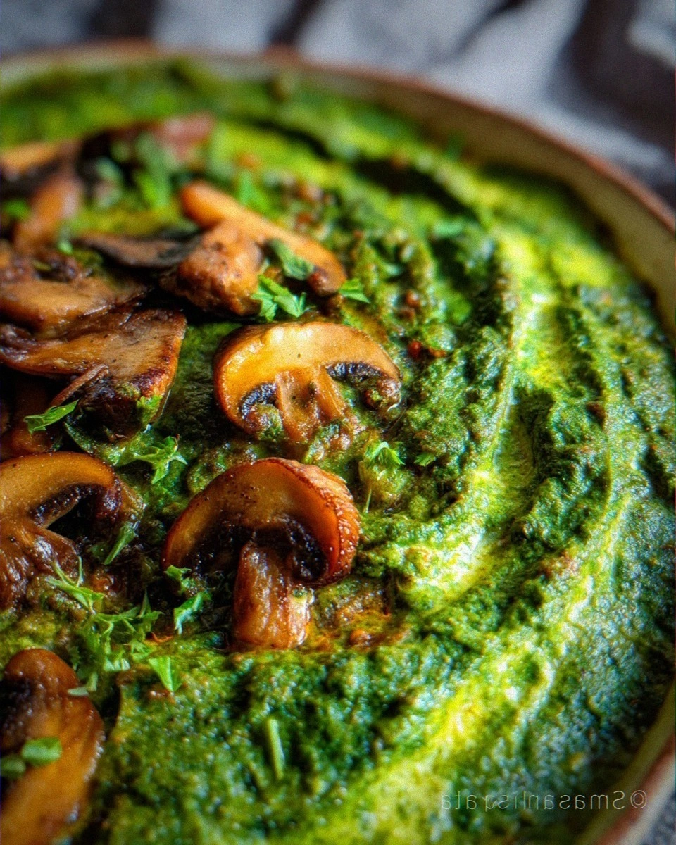 Spinach and Mushroom Curry