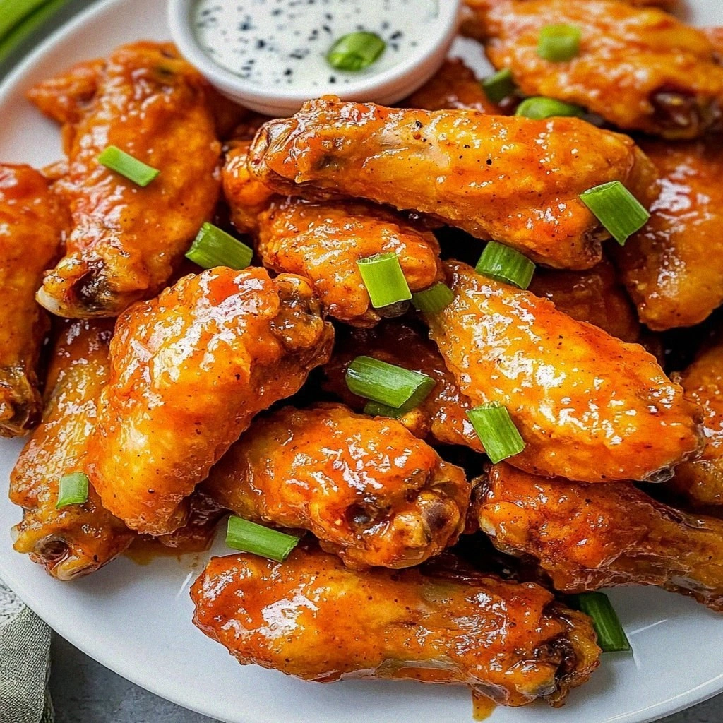 SUPER BOWL Whole30 Crispy Buffalo Chicken Wings Delight