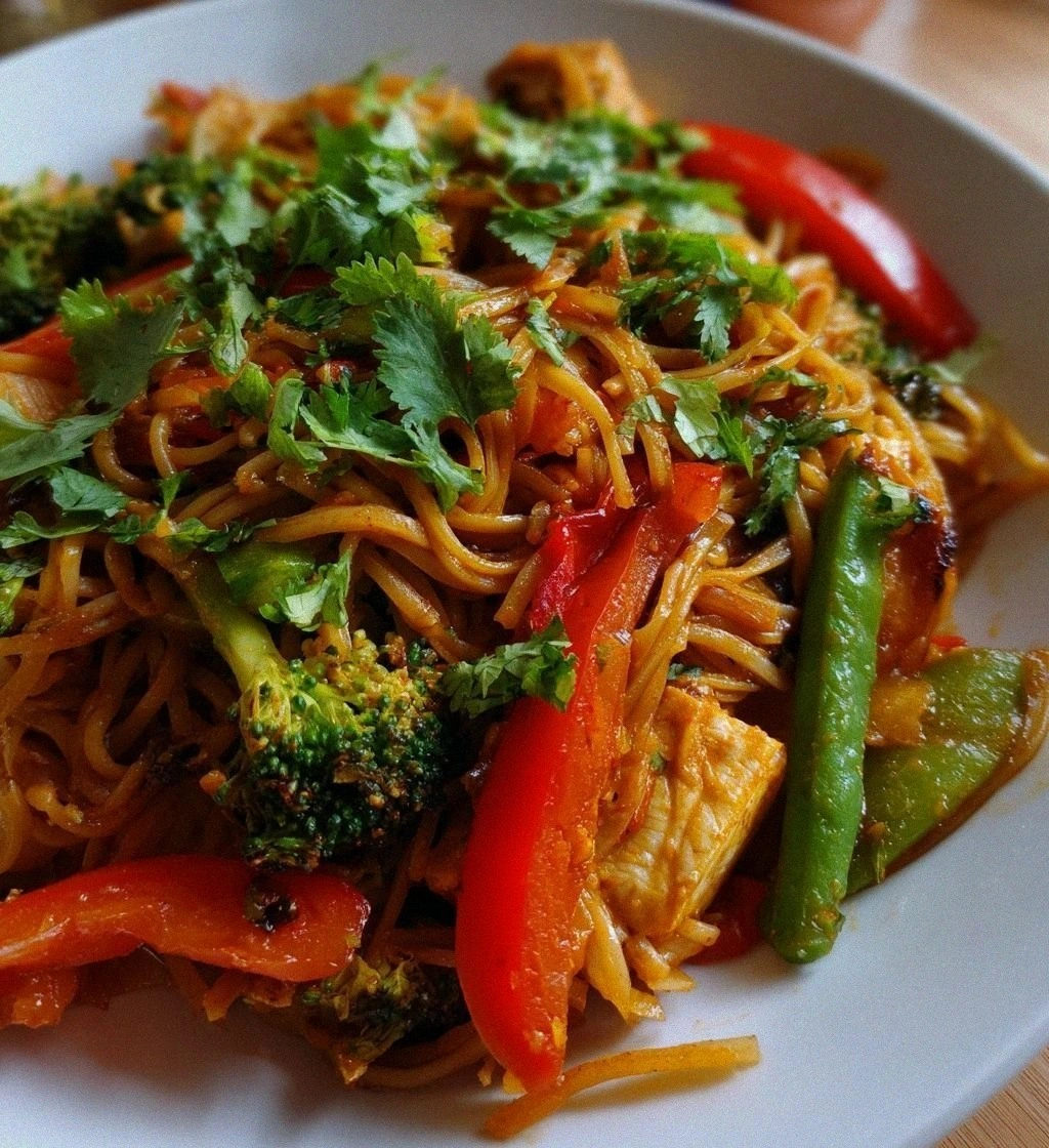 Thai Red Curry Noodles