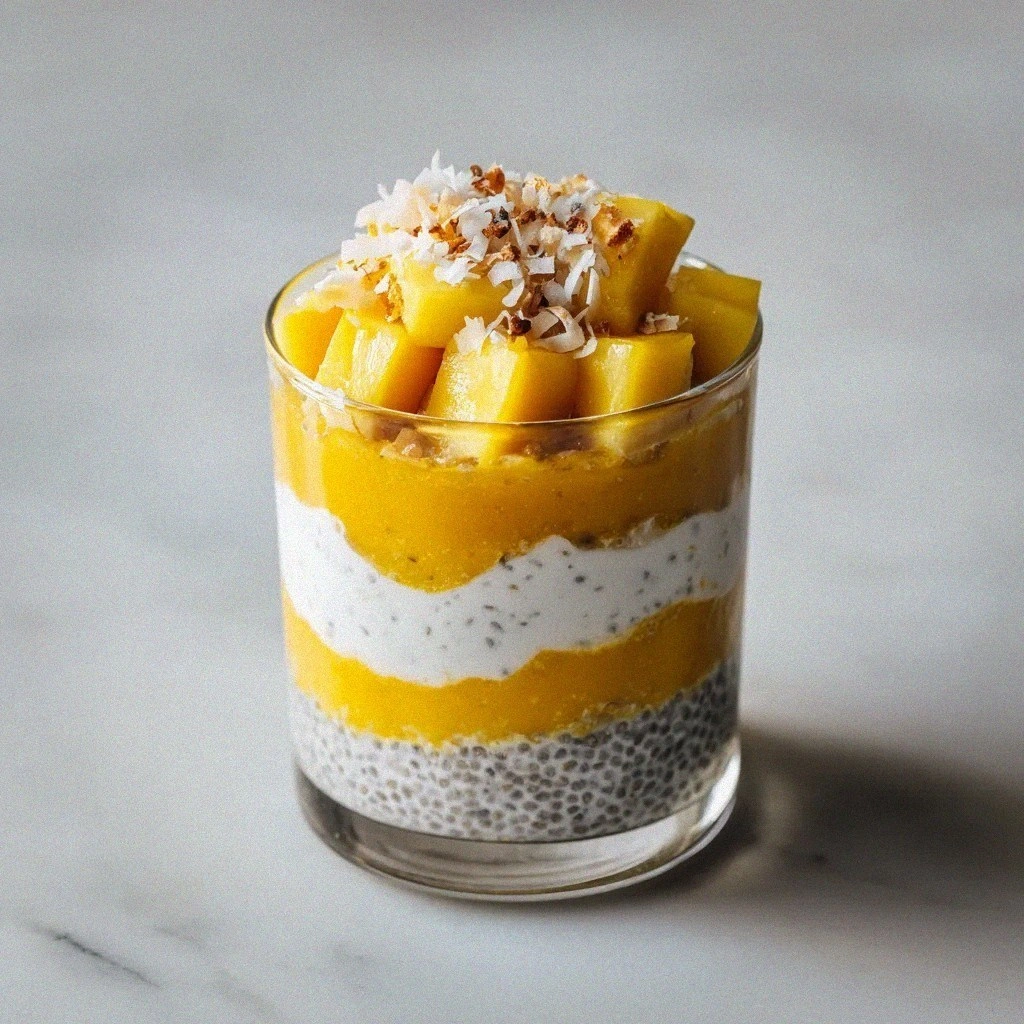 Tropical Mango Chia Parfaits: Creamy, No-Bake Sunshine in a Glass