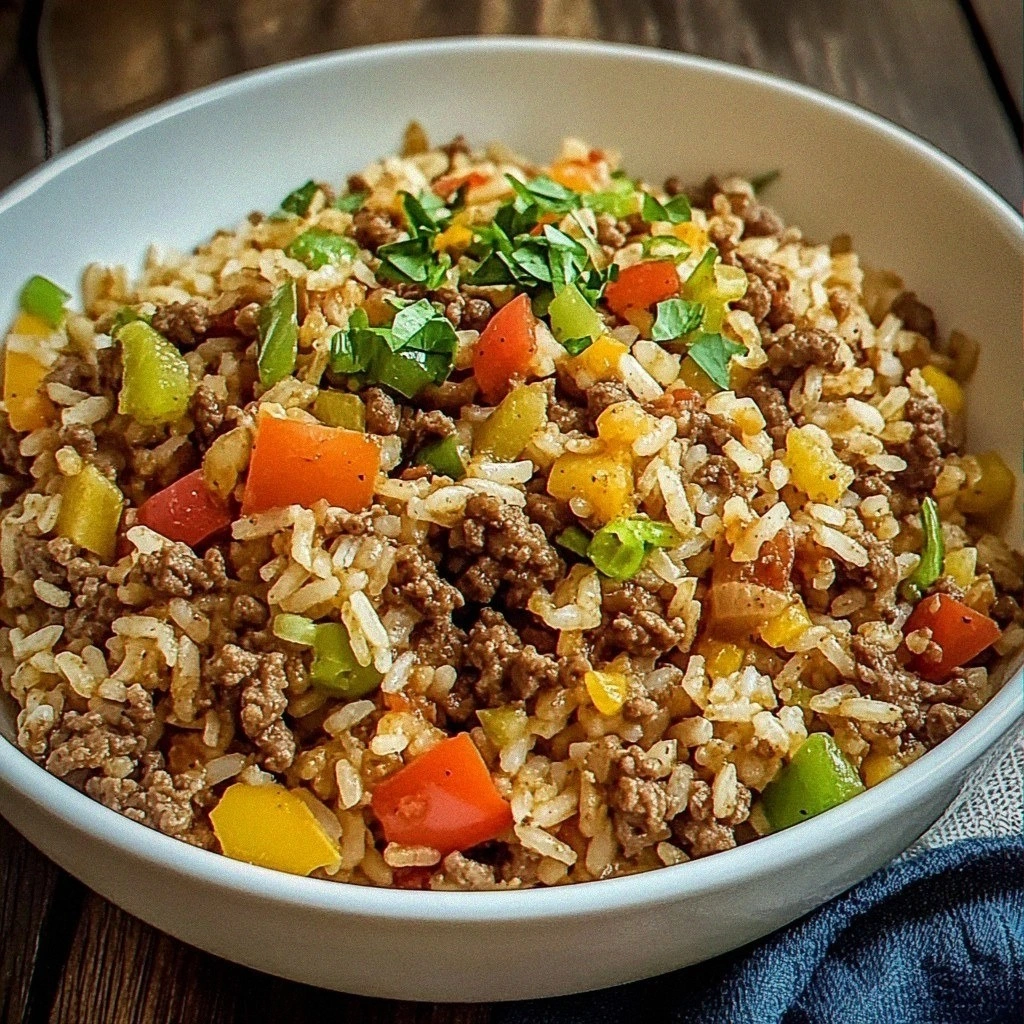 Whip Up Delicious Dirty Rice with Ground Beef in 5 Easy Steps!