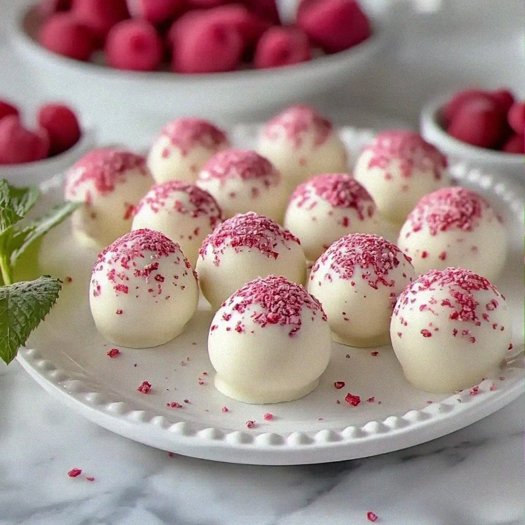 White Chocolate Raspberry Truffles: A Delicious Treat!