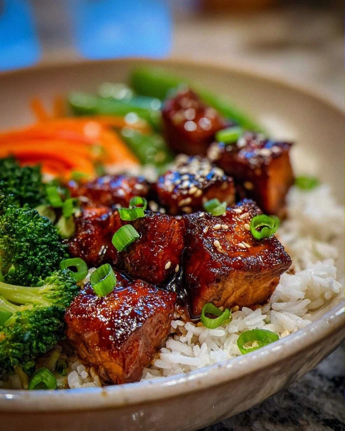 Amazing Teriyaki Salmon Bowl (15 Min)