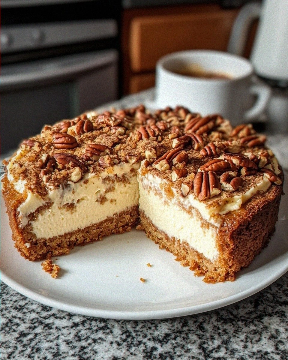 Pecan Cream Cheese Coffee Cake