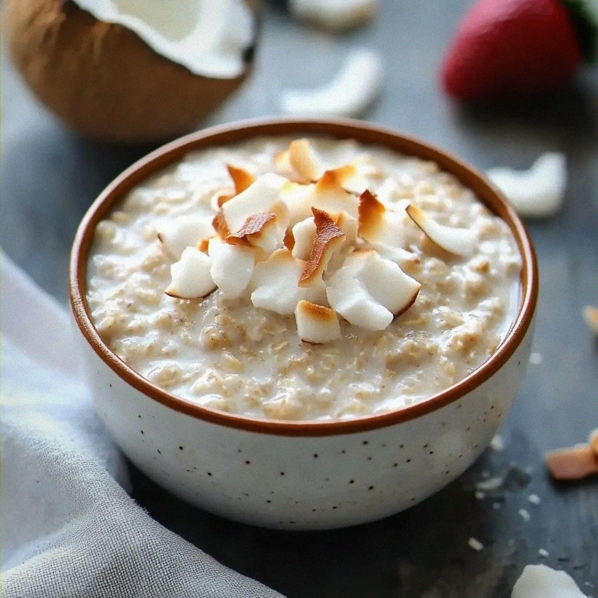 Irresistibly Creamy Coconut Cream Pie Overnight Oats