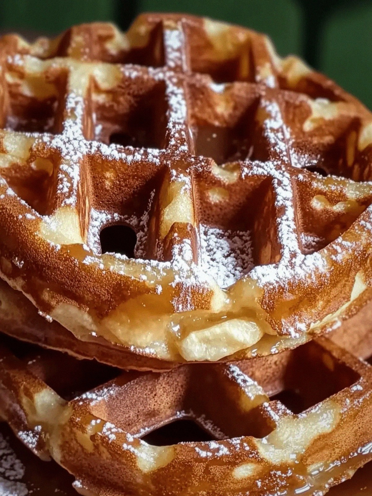 Delicious Apple Fritter Waffle Donuts in Under 30 Minutes