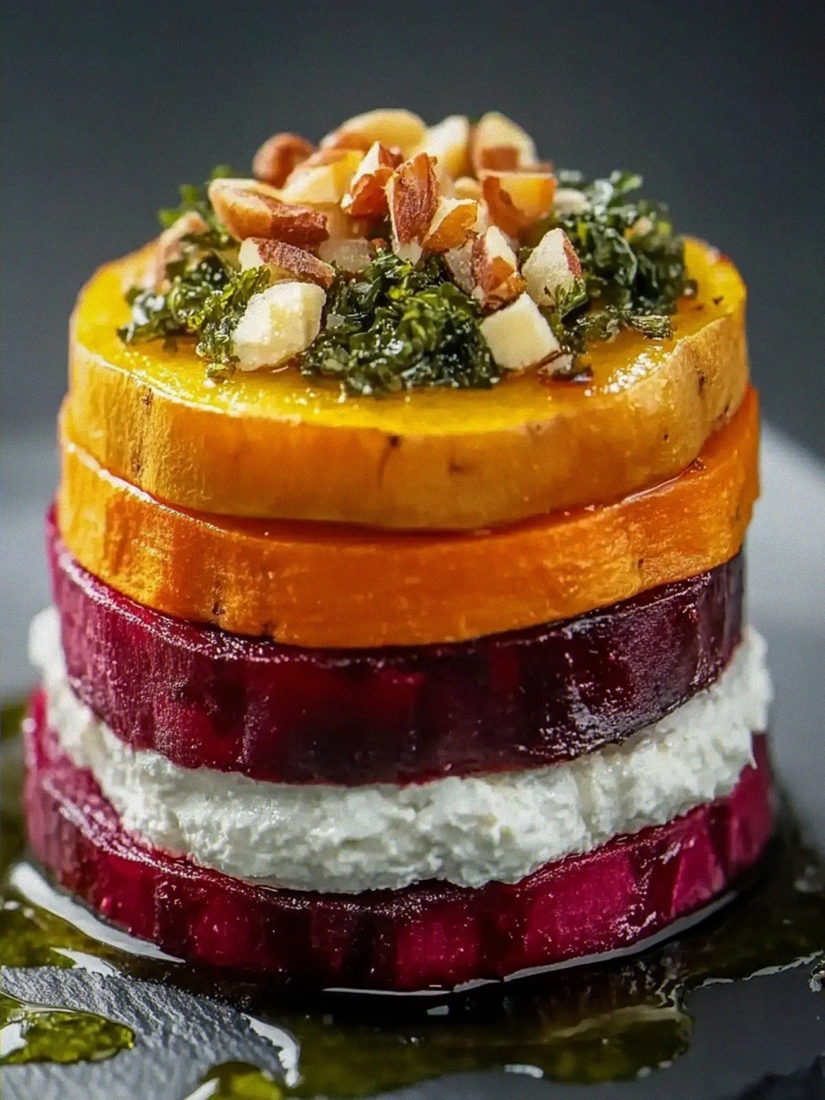 Savory Sweet Potato & Beet Stacks for a Colorful Feast