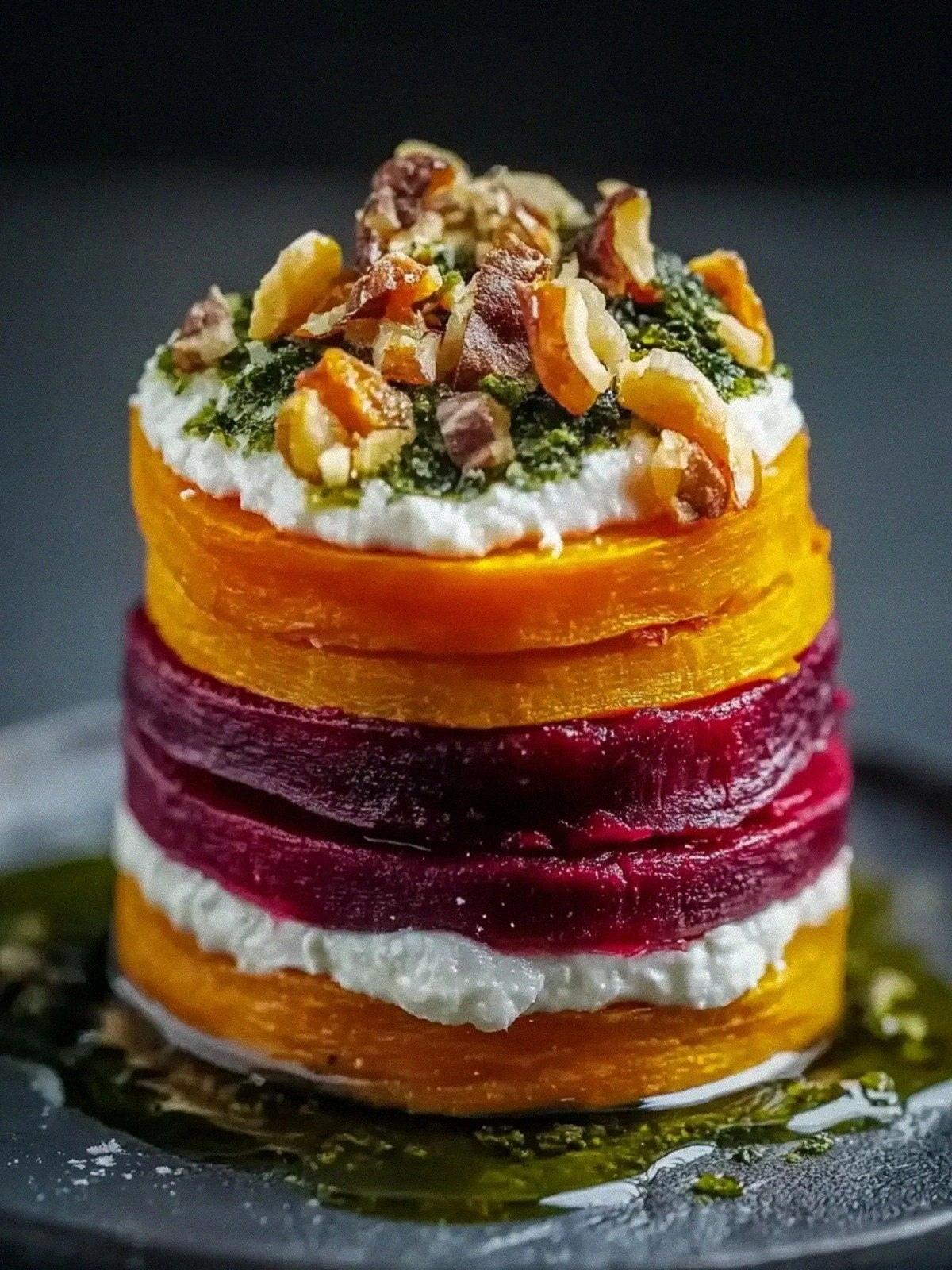 Savory Sweet Potato & Beet Stacks for a Colorful Feast