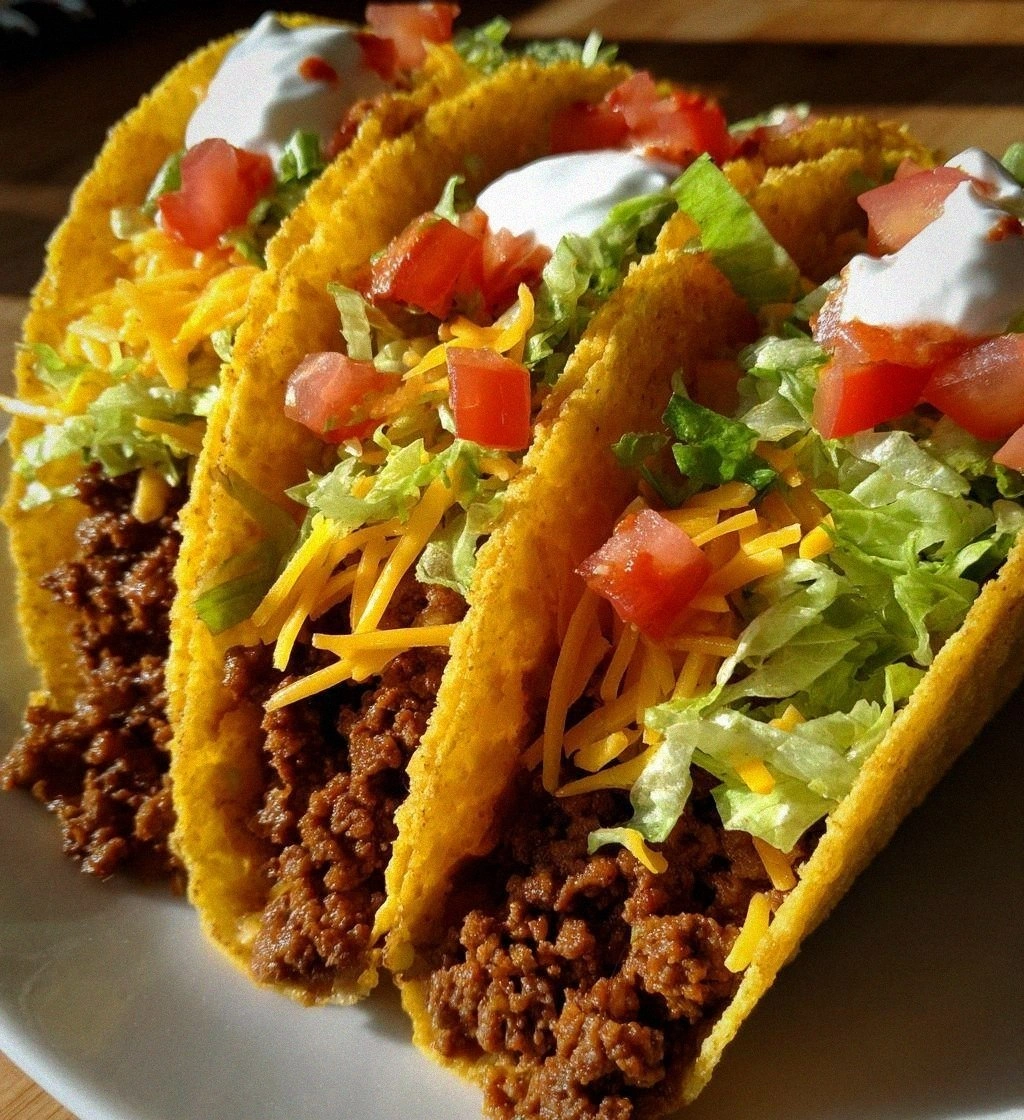 Cheesy Oven-Baked Tacos