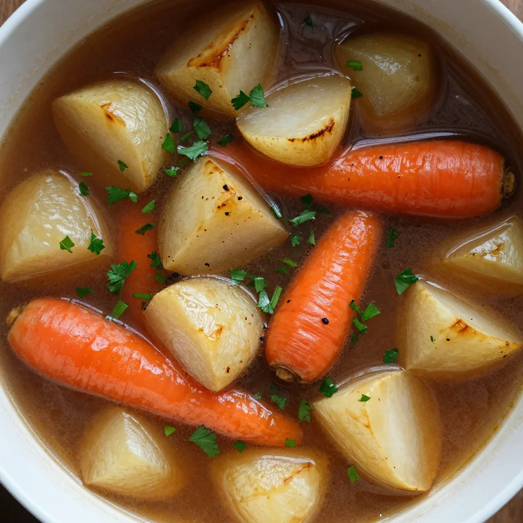 batch cook this cozy one pot winter vegetable and turnip stew