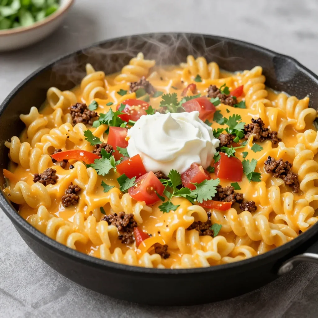 Budget Cheesy Taco Pasta for Weeknight Family Win
