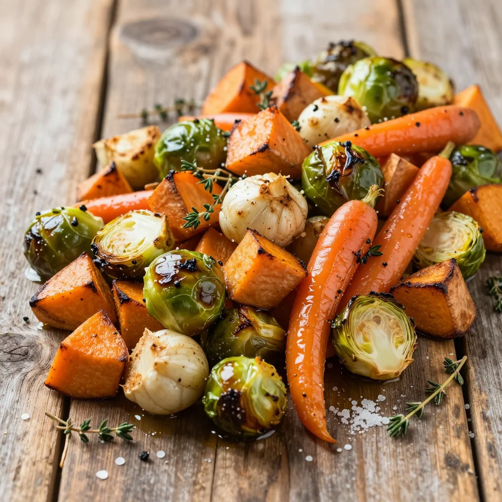 budgetfriendly garlic roasted winter vegetables for cozy family meals