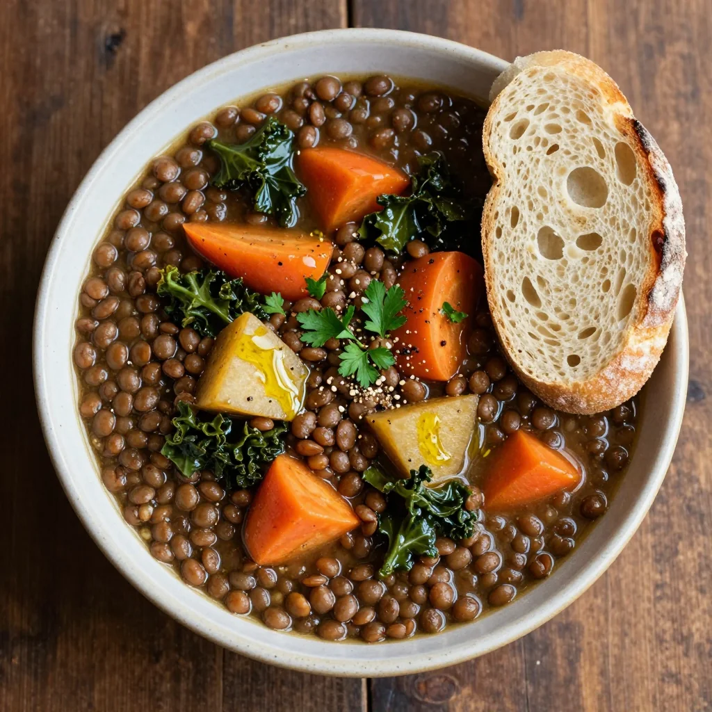 budgetfriendly lentil and winter vegetable stew for cold evenings