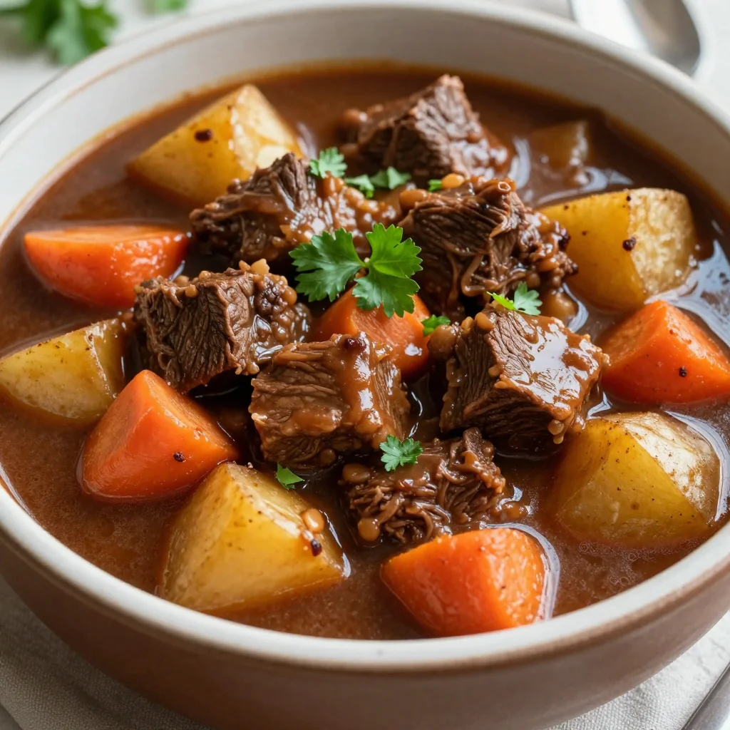 budgetfriendly onepot beef and root vegetable stew for cold winter nights
