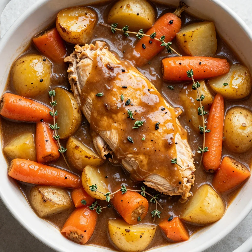 budgetfriendly slow cooker turkey and root vegetable casserole