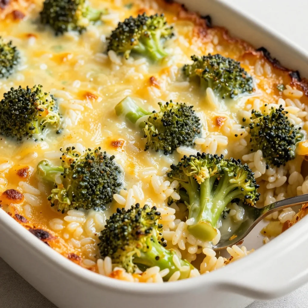 Cheesy Broccoli and Rice Casserole for Comfort