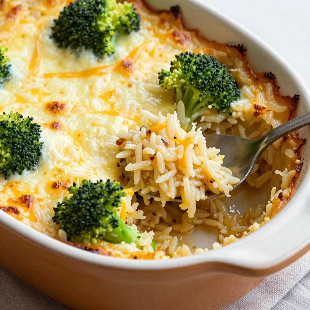 Cheesy Broccoli and Rice Casserole for Comfort
