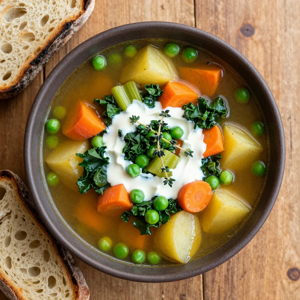Clean-Out-The-Fridge Vegetable Soup That Surprises