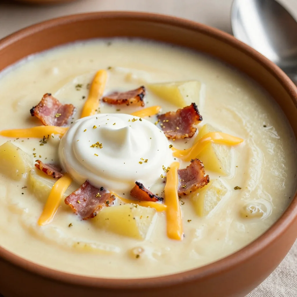 Cozy Creamy Potato Soup with Bacon for Cozy Nights
